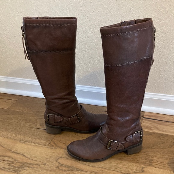 Naturalizer Shoes - Naturalizer Dark Brown Over Knee High Boots